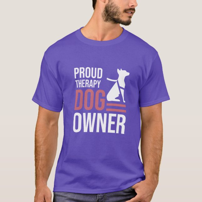 T-shirt Thérapie Chien cadeaux amis (Devant)