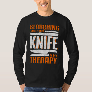 T-shirt Thérapie de couteau Couteau de retournement Coutea