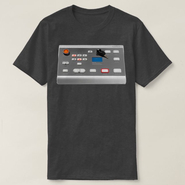 T-shirt Thérapie de rayonnement de consoles à faisceaux vé (Design devant)