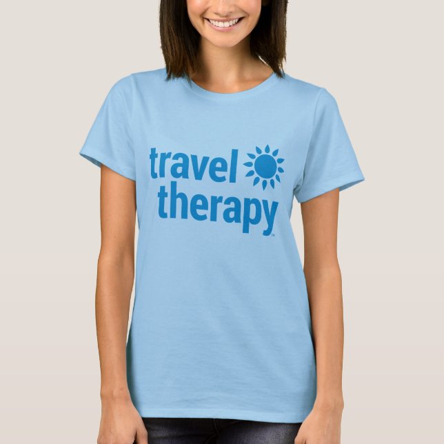 T-shirt Thérapie de voyage (Devant)