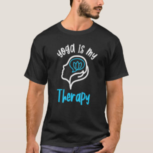 T-shirt Thérapie de Yoga Ligne de Yogi Lotus Cerveau Esthé