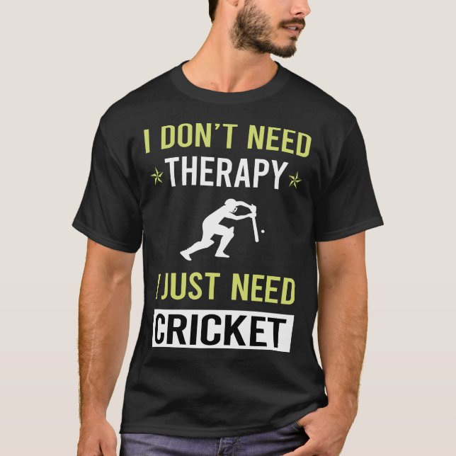 T-shirt Thérapie du cricket (Devant)
