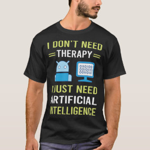 T-shirt Thérapie Intelligence artificielle IA