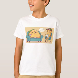 T-shirt Thérapie Mardi Taco - Drôle Drôle Cartoon Food Art
