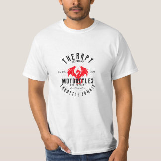 T-shirt Thérapie motocyclette