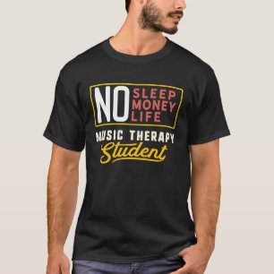 T-shirt Thérapie musicale Diplôme d'études majeures