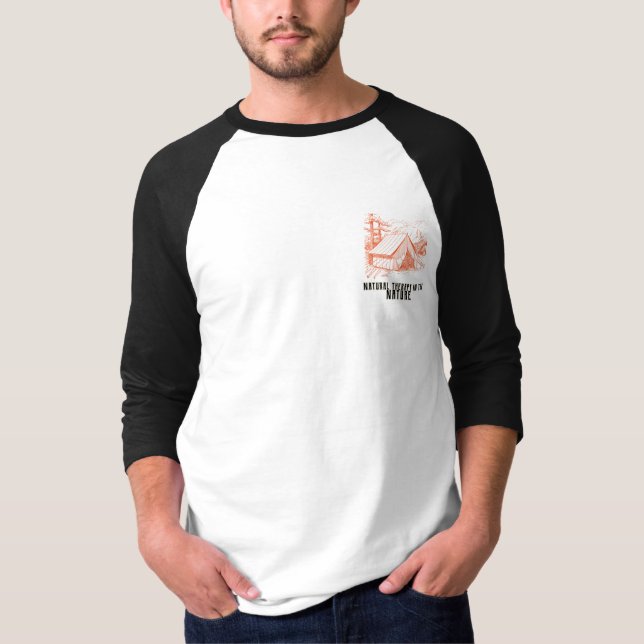 T-shirt Thérapie naturelle dans la nature Base Long Manche (Devant)