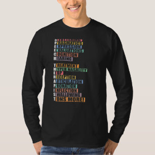 T-shirt Thérapie orthophoniste Pathologiste SLP Thérapie