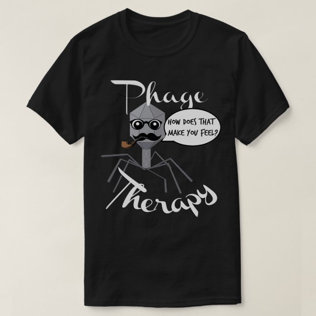 T-shirt Thérapie par phage (Design devant)