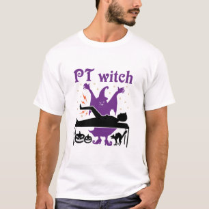 T-shirt Thérapie physique Halloween PT Witch