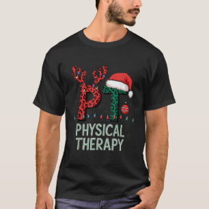 T-shirt Thérapie physique Noël Thérapeute de papi de Noël