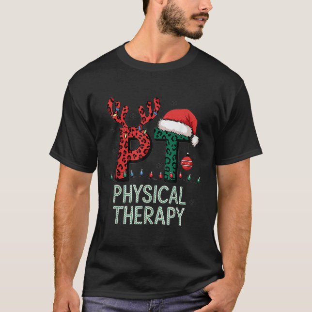 T-shirt Thérapie physique Noël Thérapeute de papi de Noël
