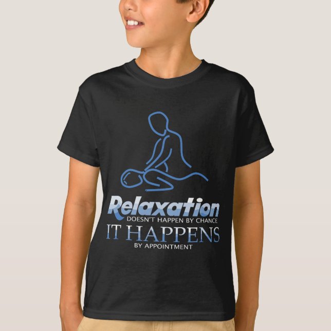 T-shirt Thérapie physique Physiothérapeute Massage (Devant)