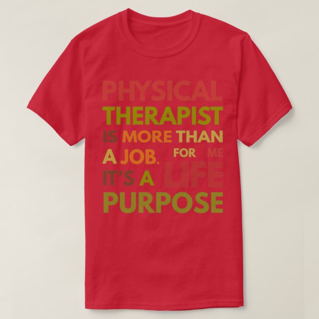 T-shirt Thérapie physique PT (Design devant)
