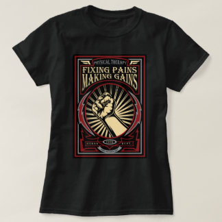 T-shirt Thérapie Physique : Réparer Les Douleurs, Gagner.