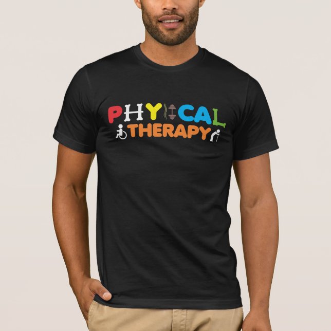 T-shirt Thérapie physique Thérapie PT Physiothérapie (Devant)
