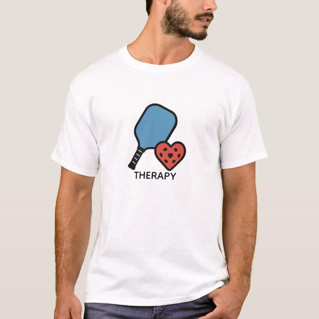 T-shirt Thérapie Pickleball  (Devant)