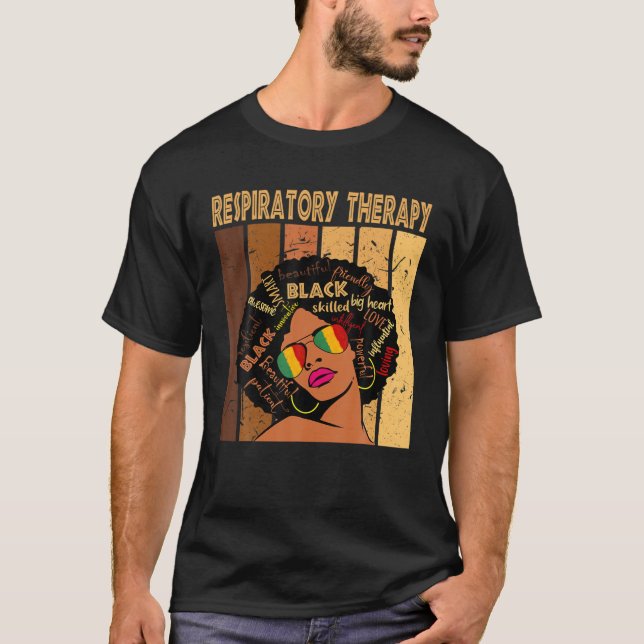 T-shirt Thérapie respiratoire Afro Femmes Africaines Histo (Devant)