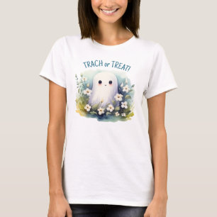 T-shirt Thérapie Respiratoire Halloween Trach ou Treat