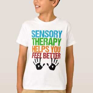 T-shirt Thérapie sensorielle mignonne SPD Autisme Pun pour