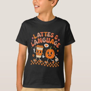 T-shirt Thérapie super De La Parole Lattes Citrouilles D'A