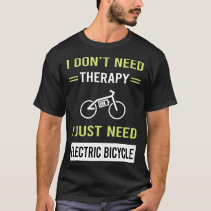 T-shirt Thérapie vélo électrique E vélo Ebike