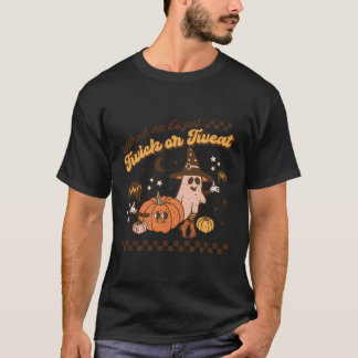 T-shirt Thérapie vocale Rétro Éffrayant Automne Citrouille