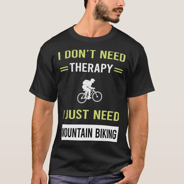 T-shirt Thérapie VTT de montagne (Devant)
