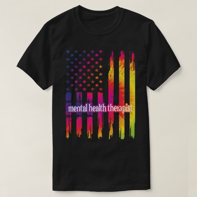 T-shirt Thérapiste en santé mentale Conseiller en santé me (Design devant)