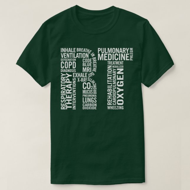 T-shirt Thérapiste respiratoire (Design devant)