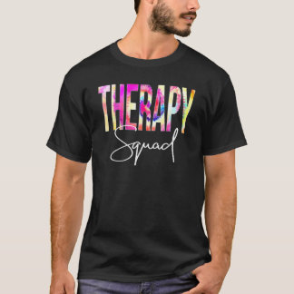 T-shirt Therapy Squad Tie Dye Back To School Women Appreci