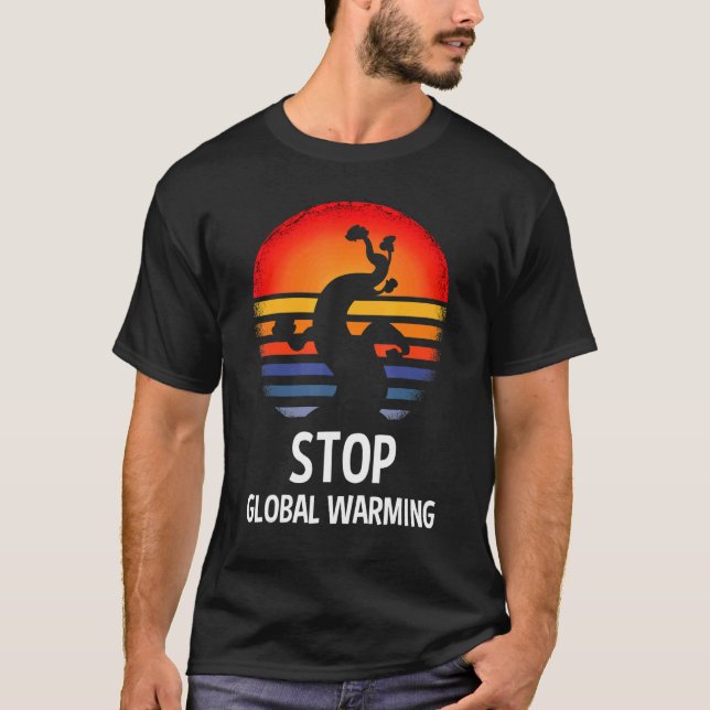 T-shirt There Is No Planet B Global Warming Climate Change (Devant)