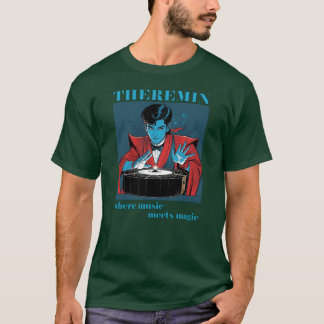 T-shirt Theremin Music est magique