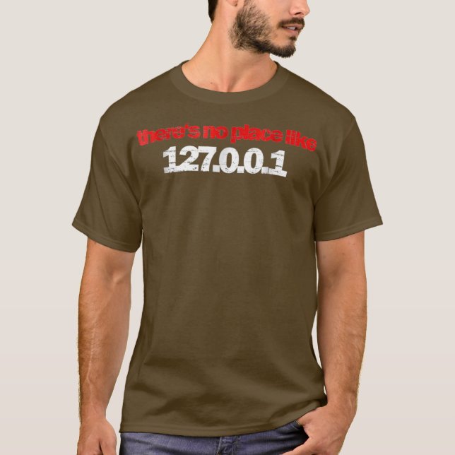T-shirt theres no place like (Devant)