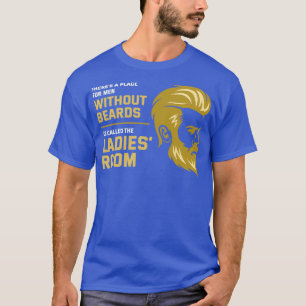 T-shirt Therex27s Un Endroit Pour Hommes Sans Barbe Itx27s
