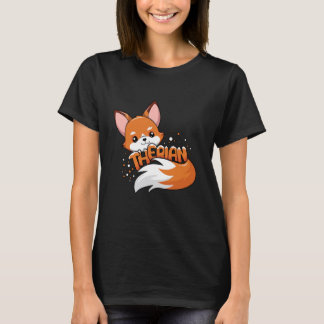 T-shirt Therian Fox Furry Tail Proud Fox Kawaii Alter Kin 