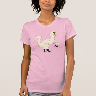 T-shirt Therizinosaurus Dino Adult Pink Prehistoric