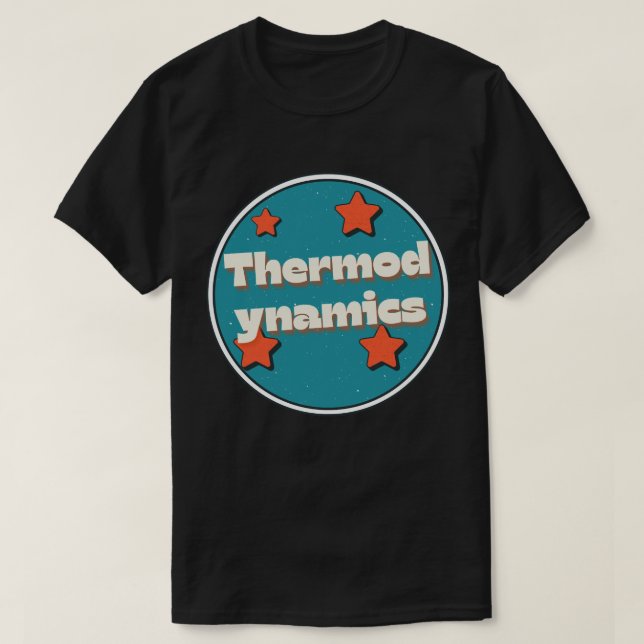 T-shirt Thermodynamique (Design devant)