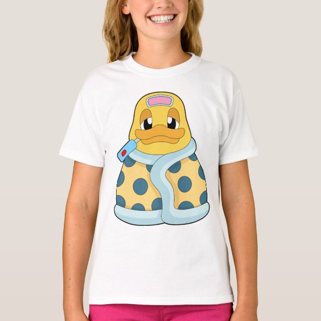 T-shirt Thermomètre Fièvre de Canard (Devant)