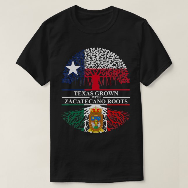 T-shirt Thés cultivés avec Racines Zacatecano Racines Zaca (Design devant)