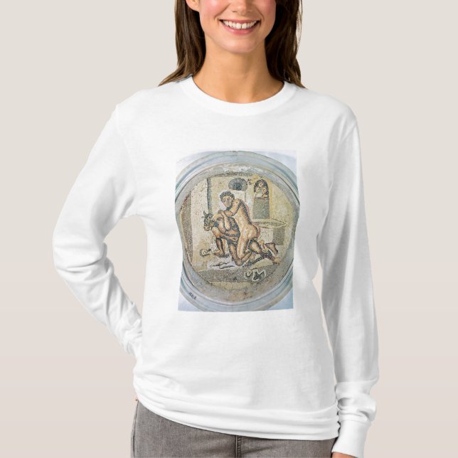T-shirt Theseus luttant avec le Minotaur (Devant)