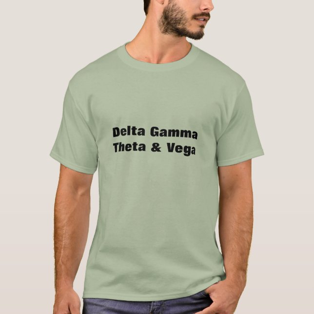 T-shirt Thêta gamma et Vega T confortable de delta (Devant)