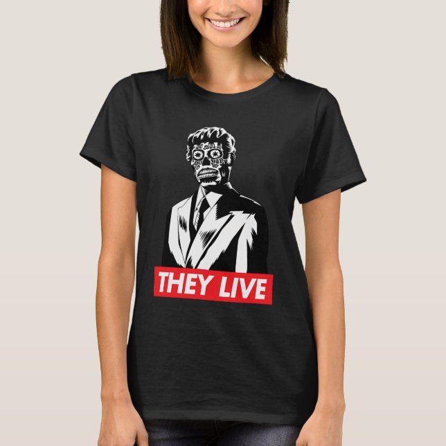 T-shirt They Live  (Devant)