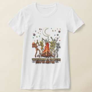 T-shirt "They’re Burning All The Witches" – 3D Graffiti Sk