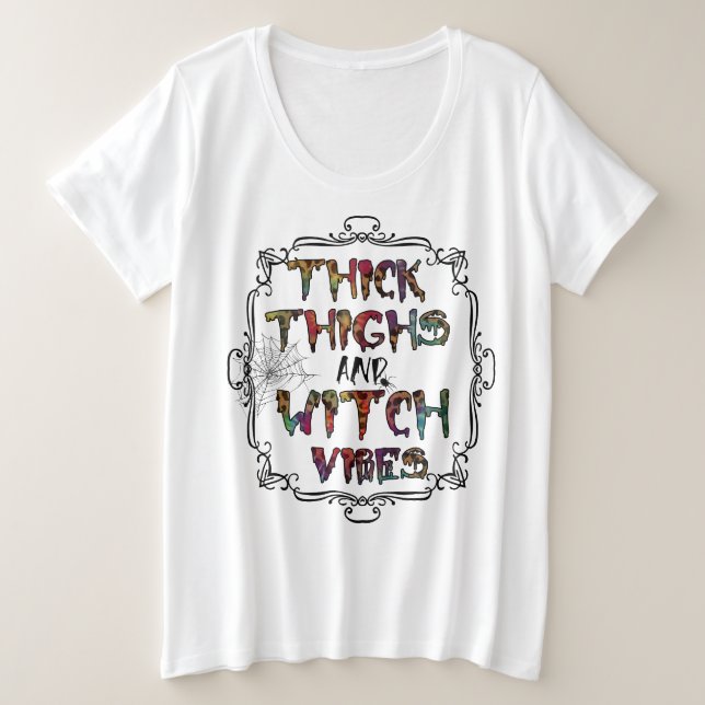 T-shirt Thighs épais et Vibes de cuisine (Design devant)