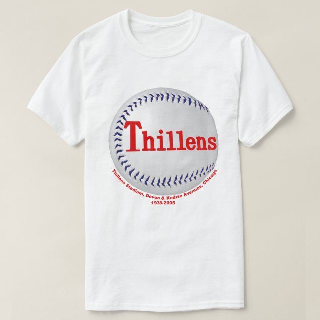 T-shirt Thillens Stadium, Chicago, Illinois (Design devant)