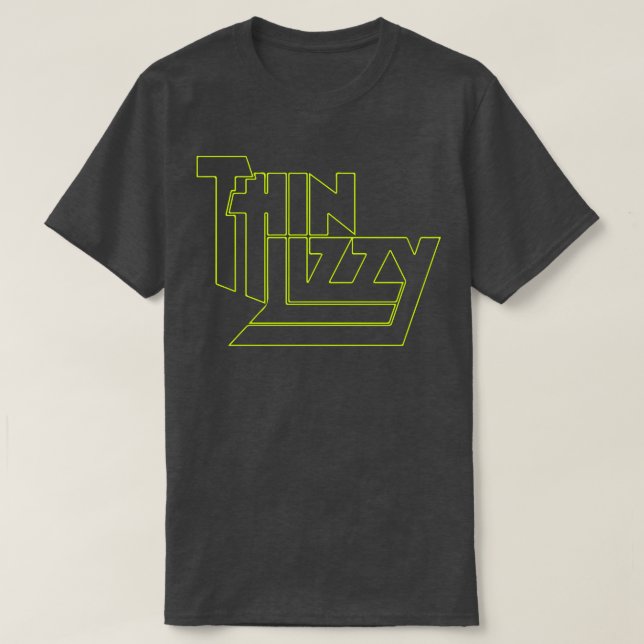 T-shirt Thin Lizzy Lime Fanart (Design devant)