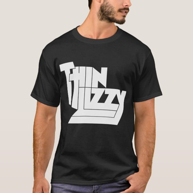 T-shirt Thin Lizzy Phil Lynott Irish Rock Dublin (Devant)