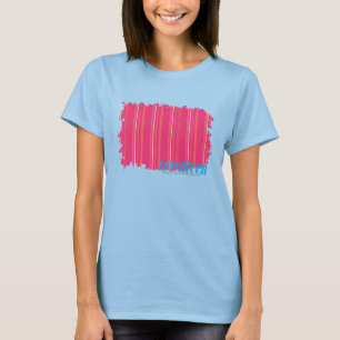 T-shirt Thin Stripes Magenta 2