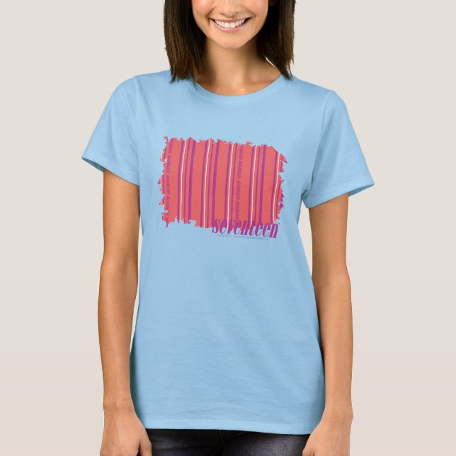 T-shirt Thin Stripes Pink 2 (Devant)